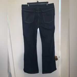 Pull on elastic waist Denim pant size xl never worn
